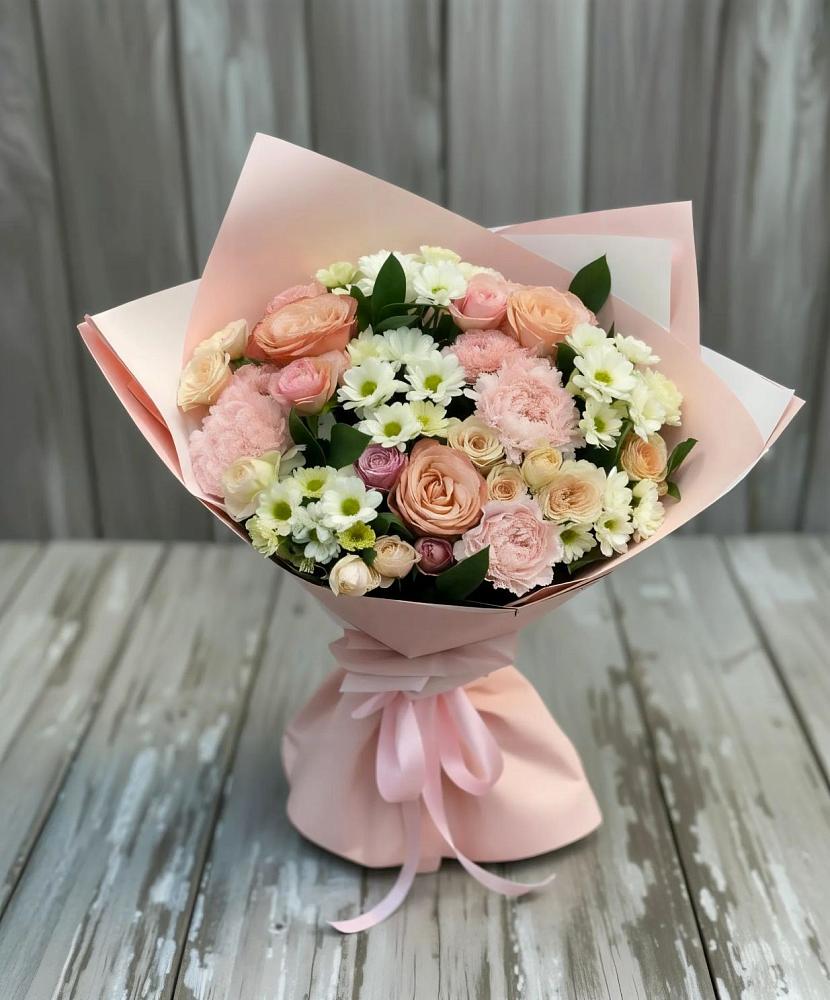 Букет цветов из: Гвоздики, Розы и Хризантемы в Черге