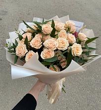 Букет Кремовые розы Латте в Черге