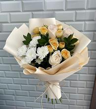 Букет цветов из:  Розы и Хризантемы в Черге
