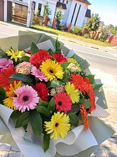 Букет цветов из:  Герберы #REPLACE_PRED# Черге