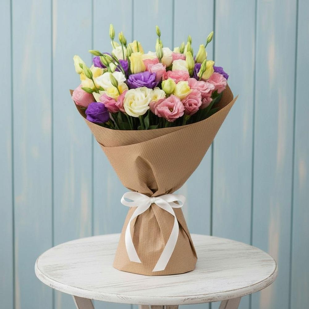 Букет цветов из: Лизиантусы в Черге