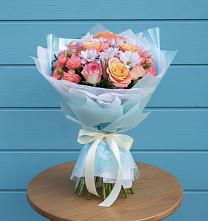 Букет цветов из:  Хризантемы и Розы в Черге